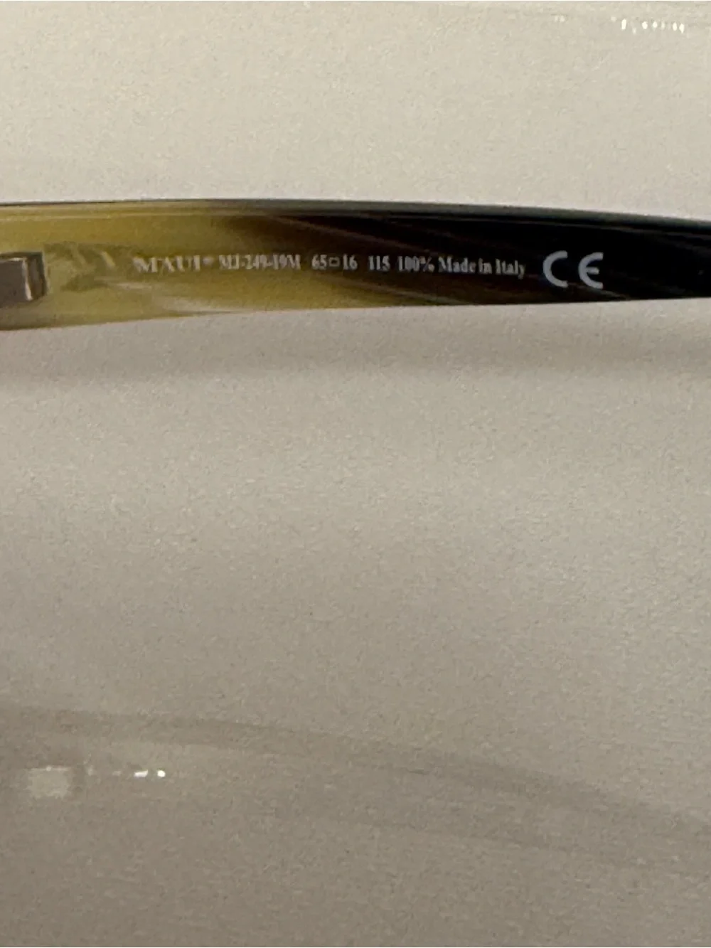 Maui Jim Black Coral Dark Brown Frame Sunglasses, need your lenses